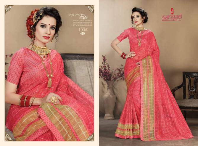 Sangam Madhuri Kota Designer Party Wear Printed Saree Collection